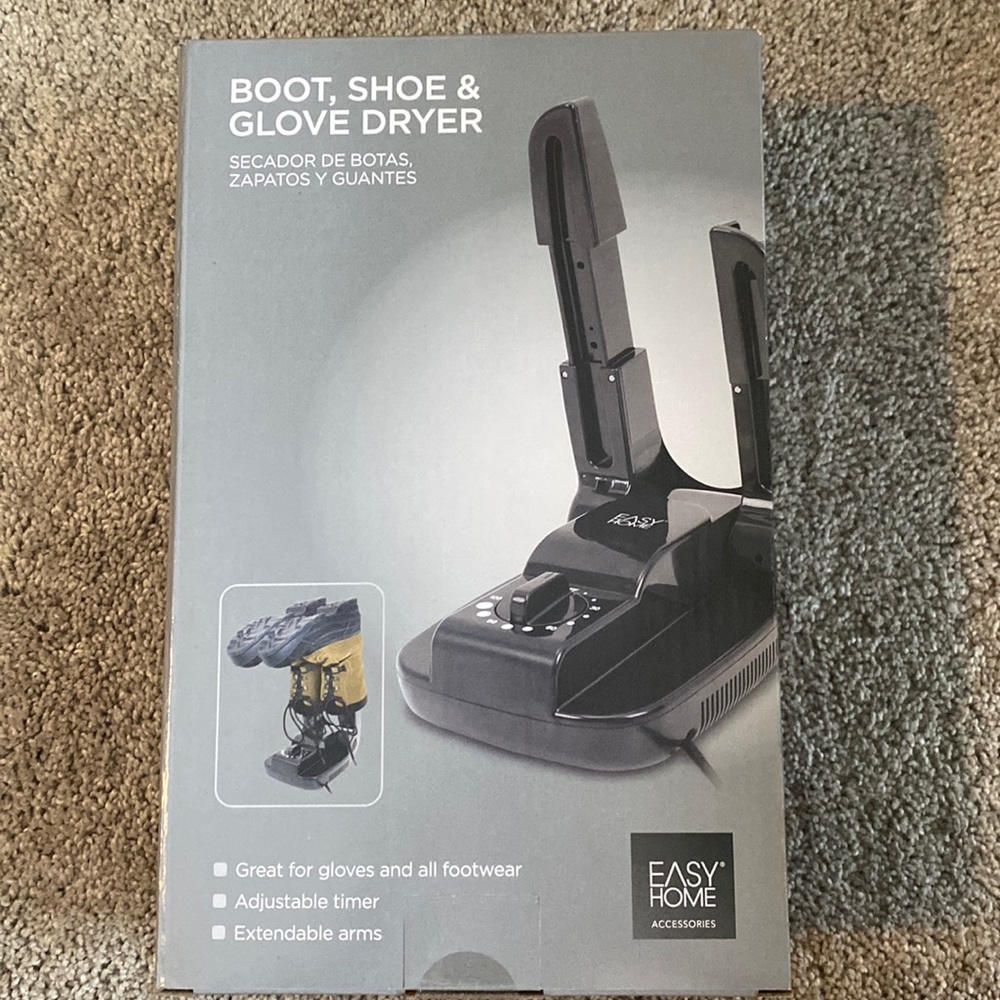 Boot, shoe and glove dryer by easy home